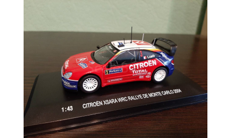 Citroen Xsara WRC #3 Rally Monte Carlo 2004, масштабная модель, Altaya Rally, scale43, Citroën