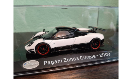 Pagani Zonda Cinque 2009, масштабная модель, Altaya Supercars, scale43