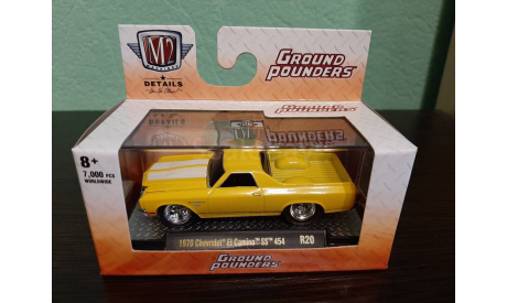 Chevrolet El Camino SS 454 1970, масштабная модель, M2 Machines, scale64