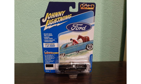 Ford Thunderbird 1956, масштабная модель, Johnny Lightning, scale64
