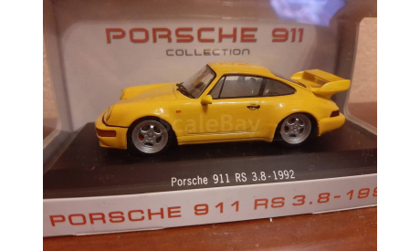 Porsche  911 RS 3.8 1992, масштабная модель, Atlas, scale43