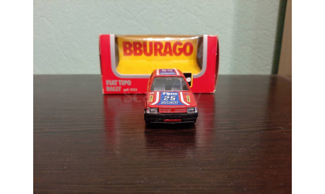 Fiat Tipo Rally  #25  Made in Italy, масштабная модель, BBurago, scale43