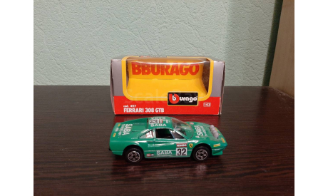 Ferrari 308 GTB  Made in Italy, масштабная модель, BBurago, 1:43, 1/43