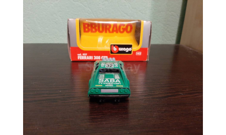 Ferrari 308 GTB  Made in Italy, масштабная модель, BBurago, 1:43, 1/43