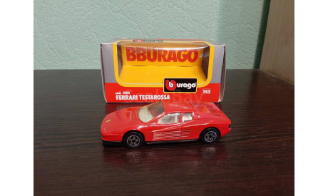 Ferrari Testarossa  Made in Italy, масштабная модель, BBurago, scale43