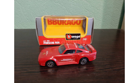 Porsche 959  Made in Italy, масштабная модель, BBurago, scale43