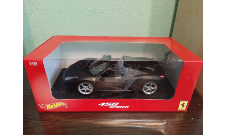 Ferrari 458 Italia, масштабная модель, Mattel Hot Wheels, scale18