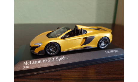 McLaren 675LT Spider, масштабная модель, Minichamps, scale43