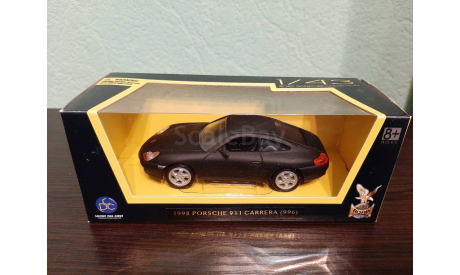 Porsche 911 Carrera (996)  matt black, масштабная модель, Signature, scale43