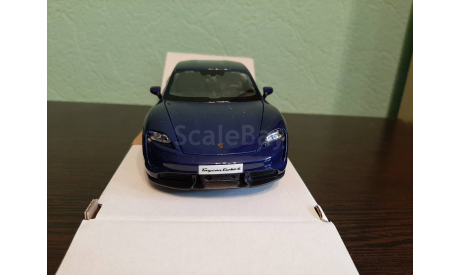 Porsche Taycan Turbo S, масштабная модель, BBurago, 1:24, 1/24