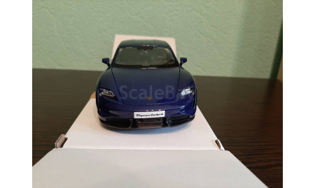 Porsche Taycan Turbo S, масштабная модель, BBurago, 1:24, 1/24