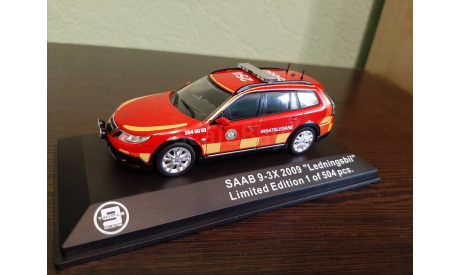 Saab 9-3X *Ledningsbil*, масштабная модель, Triple9, 1:43, 1/43