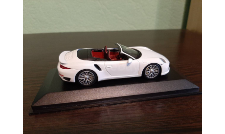 Porsche 911 (991) Turbo Cabriolet 2013, масштабная модель, Minichamps, scale43