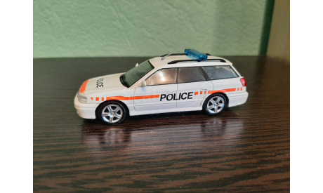 Полицейские Машины Мира №58 Subaru Legacy, журнальная серия Полицейские машины мира (DeAgostini), Полицейские машины мира, Deagostini, scale43