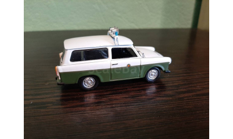 Полицейские Машины Мира №23 Trabant 601, журнальная серия Полицейские машины мира (DeAgostini), Полицейские машины мира, Deagostini, scale43