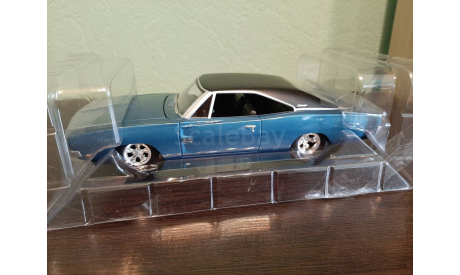 Dodge Charger 500 1969, масштабная модель, ERTL (Auto World), scale24