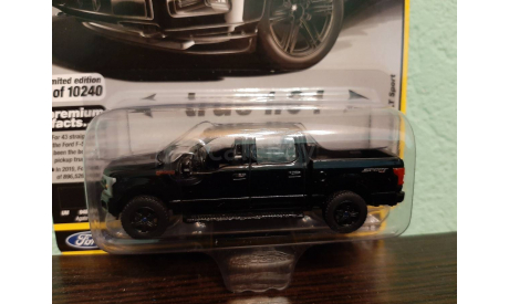 Ford F-150 XLT Sport  2019, масштабная модель, ERTL (Auto World), scale64