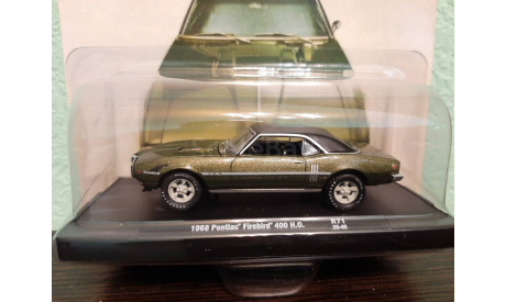 Pontiac Firebird 400 H.O. 1968, масштабная модель, M2 Machines, scale64