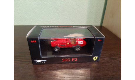 Ferrari 500 F2, масштабная модель, Hot Wheels Elite, scale43