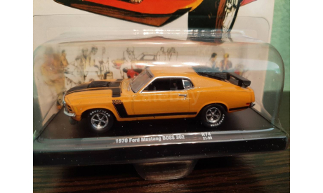 Ford Mustang BOSS 302 1970, масштабная модель, M2 Machines, scale64