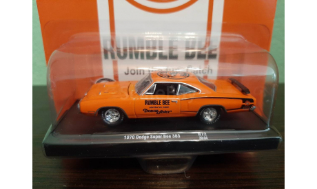 Dodge Super Bee 383  1970, масштабная модель, M2 Machines, scale64