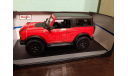 Ford Bronco Wildtrak  2021, масштабная модель, Maisto, scale18