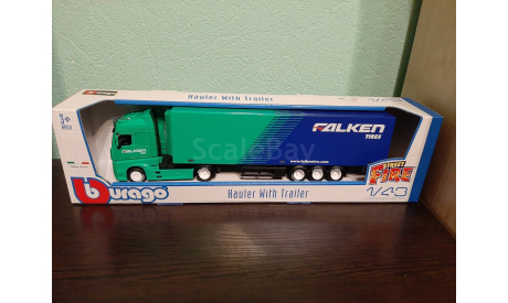 Mercedes Actros Gigaspace ’Falken Tires’, масштабная модель, Mercedes-Benz, BBurago, 1:43, 1/43