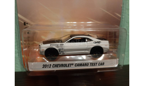 Chevrolet Camaro  2012 test car  white, масштабная модель, Greenlight Collectibles, 1:64, 1/64