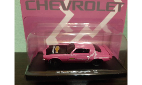 Chevrolet Camaro Z/28 RS 1970, масштабная модель, M2 Machines, scale64