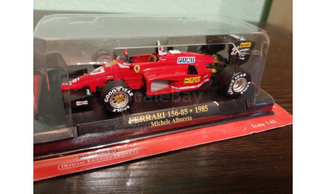 Ferrari 156/85 #27 1985 Michele Alboreto, масштабная модель, Altaya F1, scale43