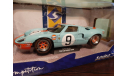 Ford GT40 Gulf #9 победитель 24h LeMans 1968, масштабная модель, Solido, scale18