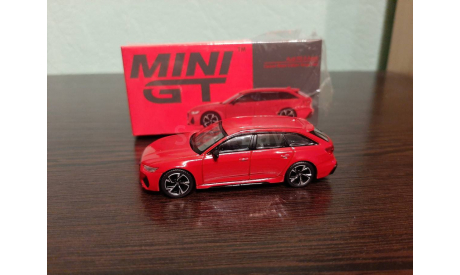 Audi RS6 Avant, масштабная модель, Mini GT, scale64