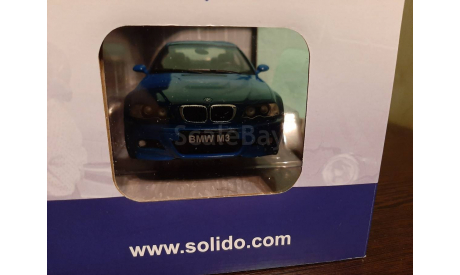 BMW M3 (E46) 2000, масштабная модель, Solido, scale18