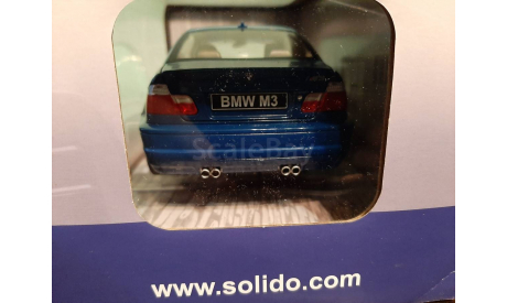 BMW M3 (E46) 2000, масштабная модель, Solido, scale18