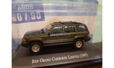 Jeep Grand Cherokee Limited 1997, масштабная модель, Altaya, 1:43, 1/43