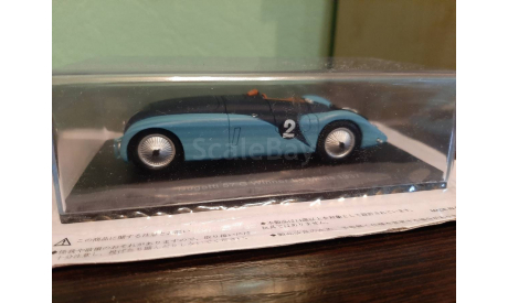 Bugatti 57 G Sieger 24h Le Mans 1937, масштабная модель, Spark, scale43