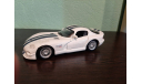 Dodge Viper GT2, масштабная модель, Maisto, 1:24, 1/24