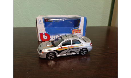 Subaru Impreza, масштабная модель, BBurago, scale43