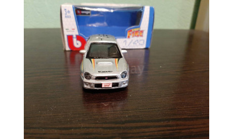 Subaru Impreza, масштабная модель, BBurago, scale43