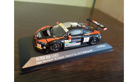 Audi R8 LMS #27 FIA GT World Cup Macau 2017, масштабная модель, Minichamps, scale43