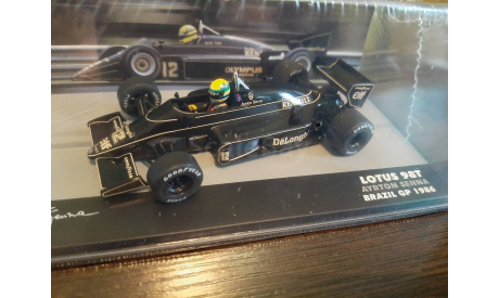 Lotus 98T #12 1986 Ayrton Senna, масштабная модель, Altaya, 1:43, 1/43