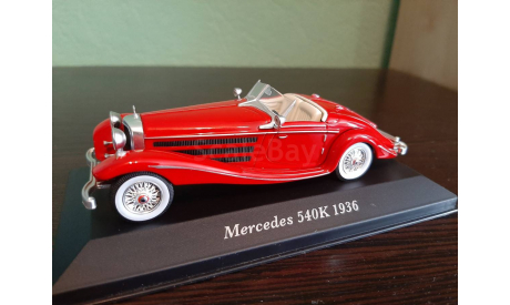 Mercedes-Benz 540K 1936, масштабная модель, Altaya, scale43