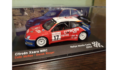 Citroen Xsara WRC #17 Ralle Monte Carlo 2003, масштабная модель, Citroën, Altaya Rally, scale43