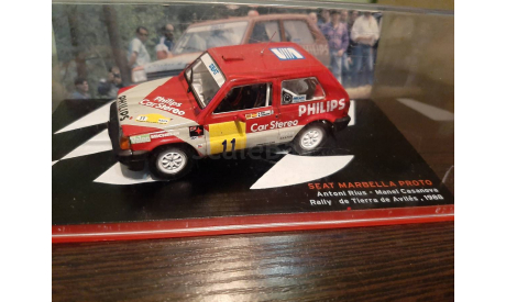 Seat Marbella 1988, масштабная модель, Altaya Rally, scale43