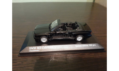 BMW M3 Cabriolet (E30) 1988, масштабная модель, Minichamps, scale43