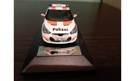 Hyundai Veloster 2012 Police Switzerland, масштабная модель, Premium X, 1:43, 1/43