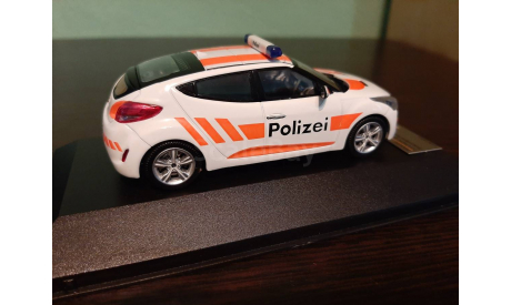 Hyundai Veloster 2012 Police Switzerland, масштабная модель, Premium X, 1:43, 1/43