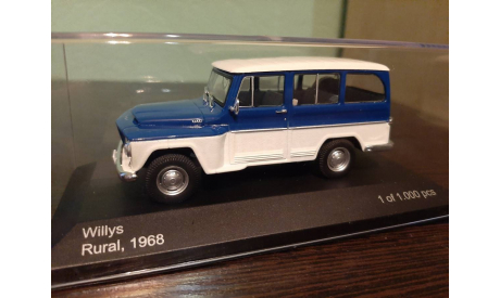 WILLYS Rural 4х4 1968, масштабная модель, WhiteBox, scale43