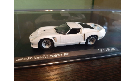 Lamborghini Miura SVJ Roadster, масштабная модель, WhiteBox, 1:43, 1/43