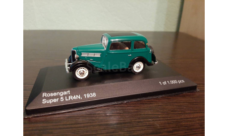 Rosengart Super 5 LR4N 1938, масштабная модель, WhiteBox, scale43